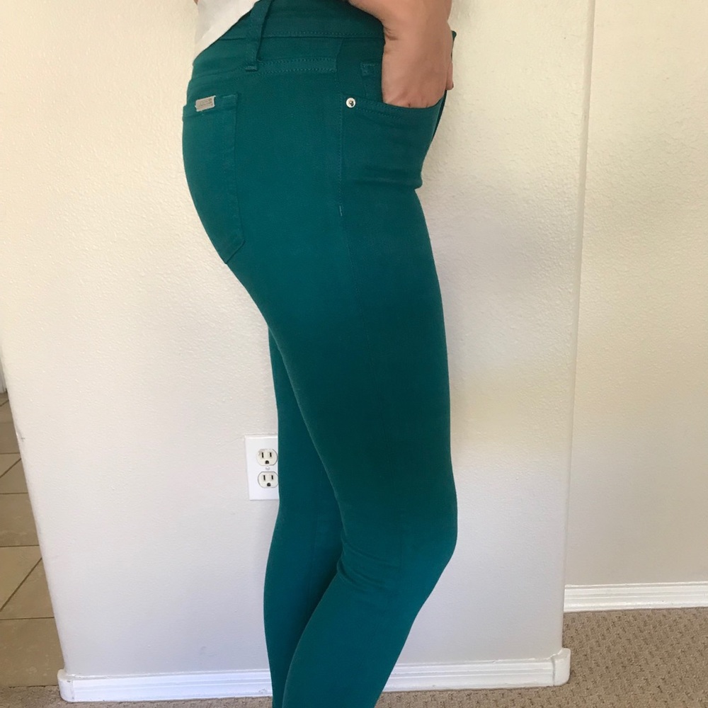 Joe's Jeans - Teal Mid Rise Skinny
